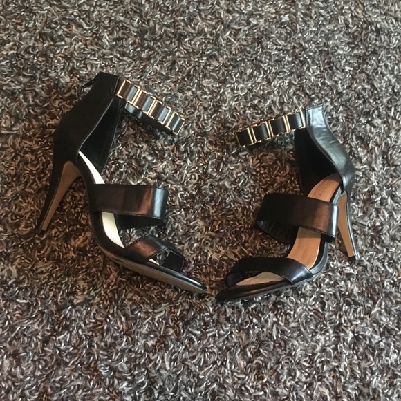 ALDO BLACK SANDAL HEEL - Picture 2 of 5